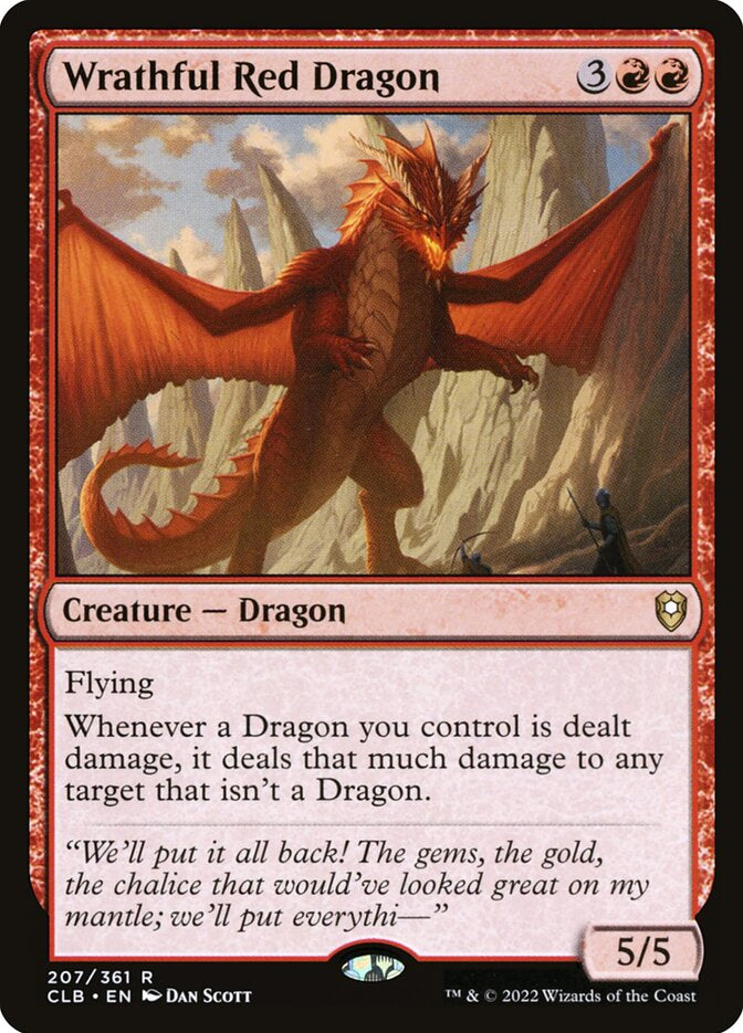 Wrathful Red Dragon - Red