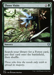 Three Visits - Green