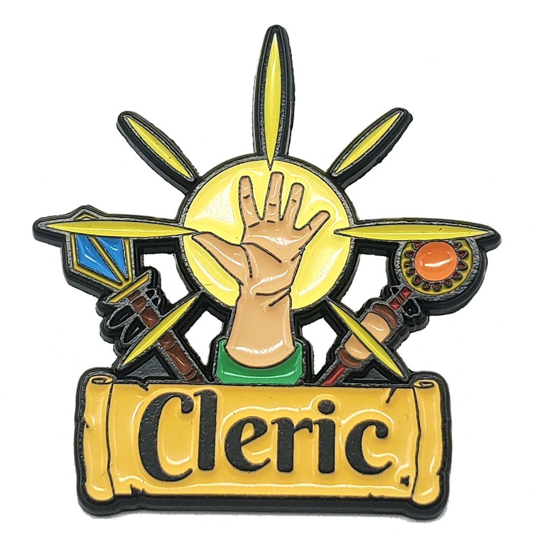 Old School Collectible Pins - Cleric