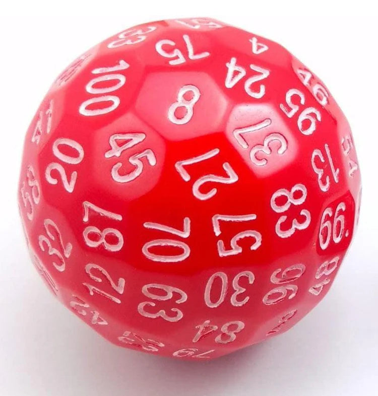 Foam Brain Games 45mm D100 - Red
