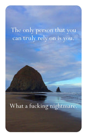 Disappointing Affirmations Deck
