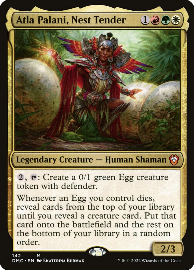 Atla Palani, Nest Tender - Red/Green/White