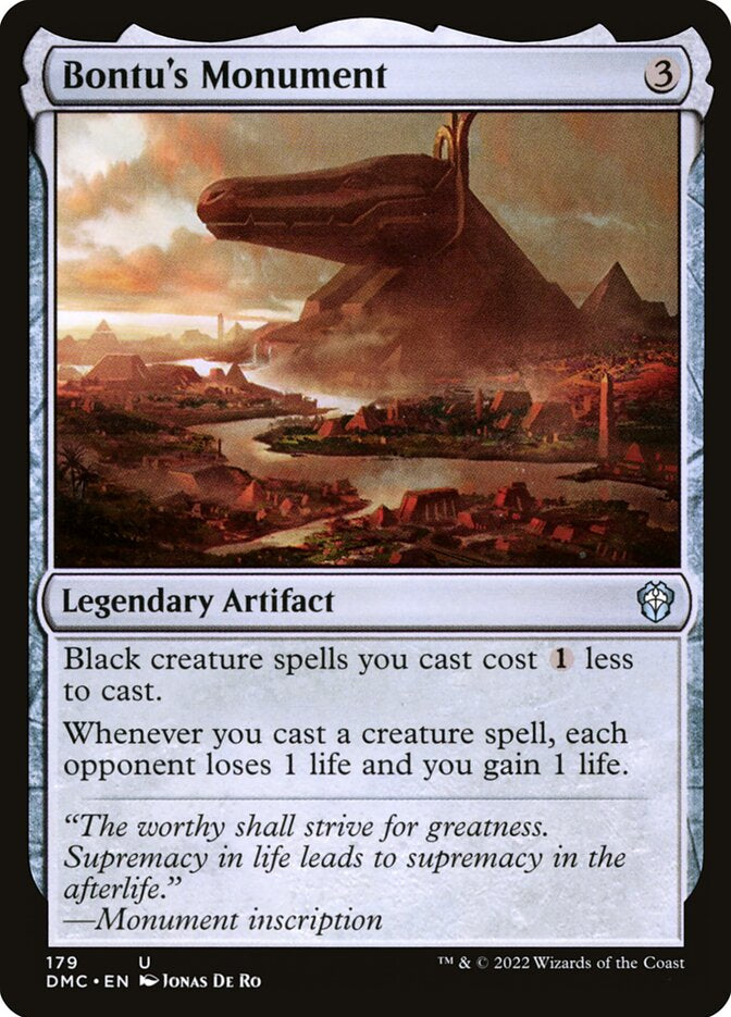 Bontu's Monument - Artifact