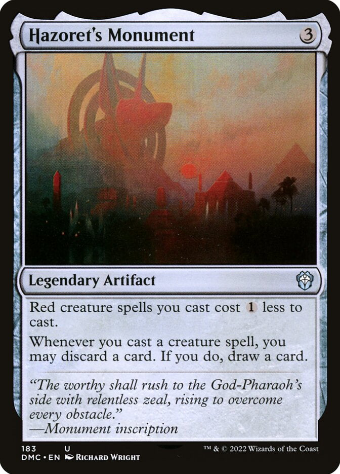 Hazoret's Monument - Artifact