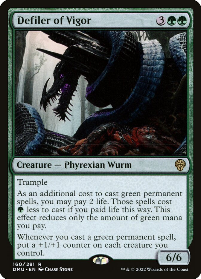 Defiler of Vigor - Green