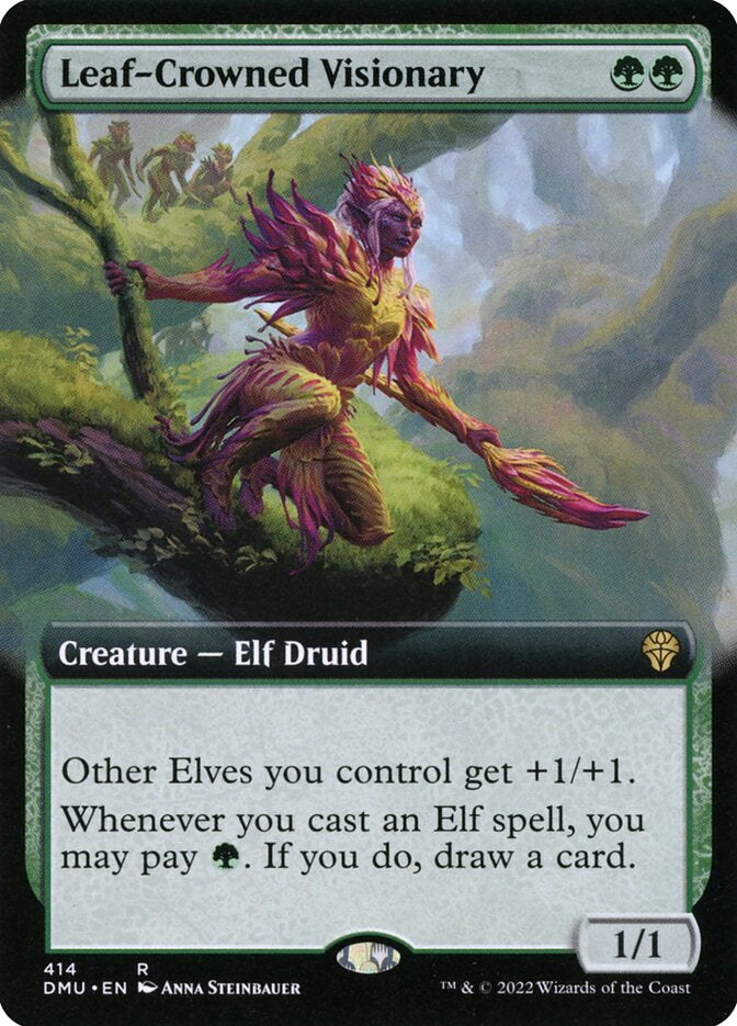 Leaf-Crowned Visionary - Green