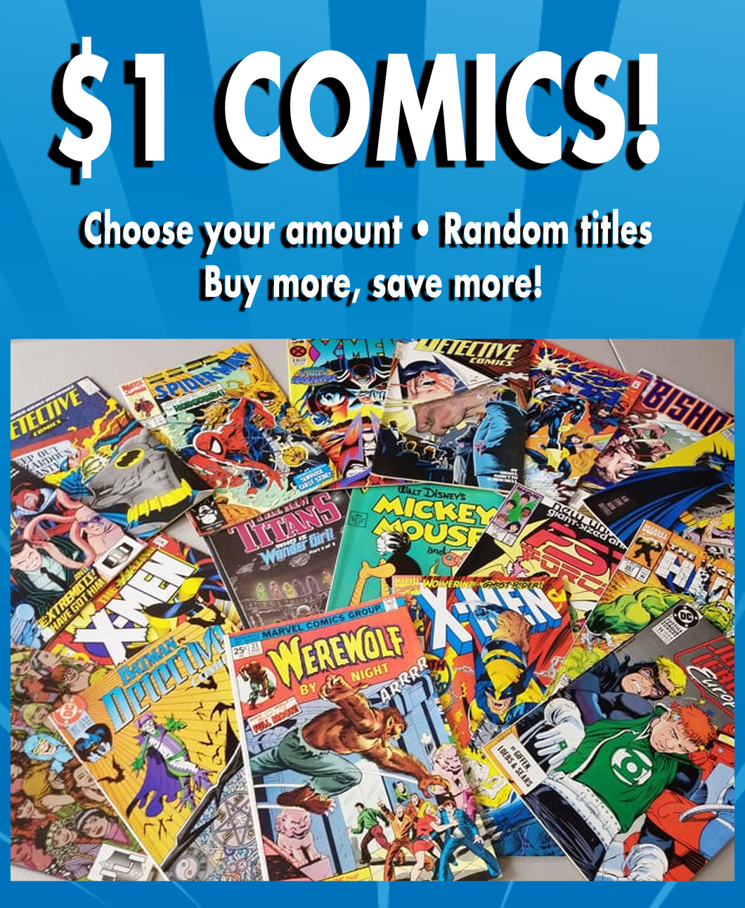 $1 Comics - Select Your Amount!