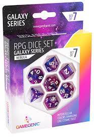 Gamegenic RPG Dice Set Galaxy Series Nebula