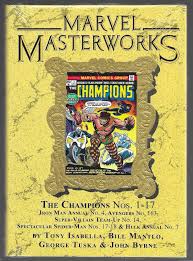 Marvel Masterworks The Champions 1 Nos. 1-17 Hardcover Gold Foil (Pre-Owned)