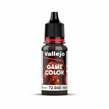 Vallejo Charred Brown Game Color