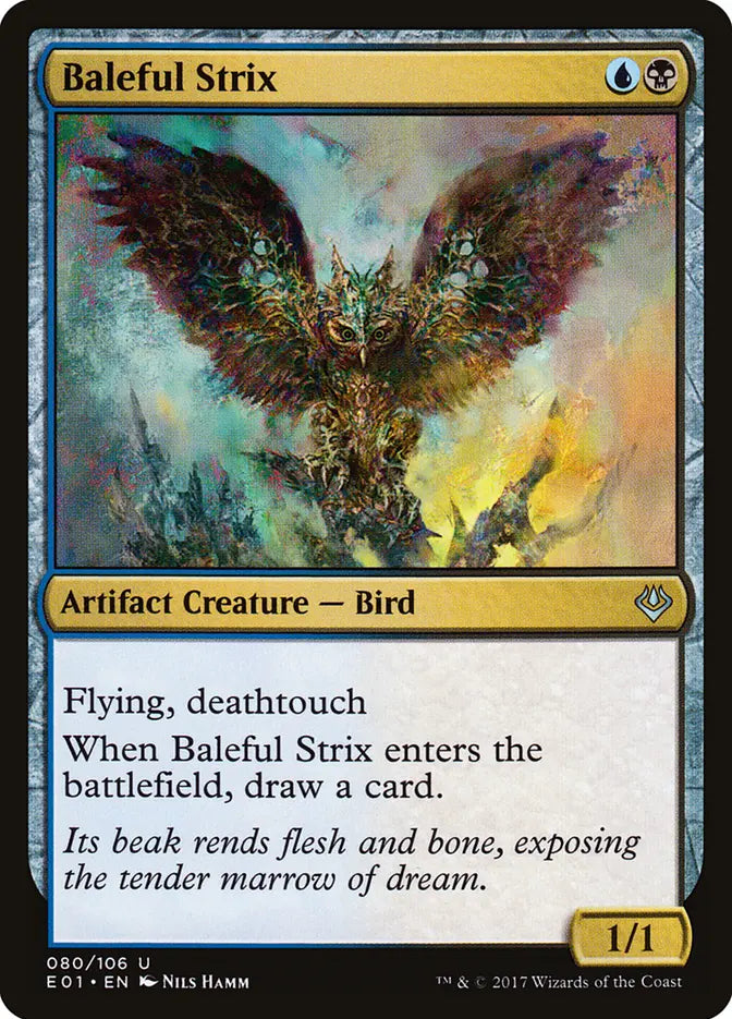 Baleful Strix - Blue/Black - Artifact