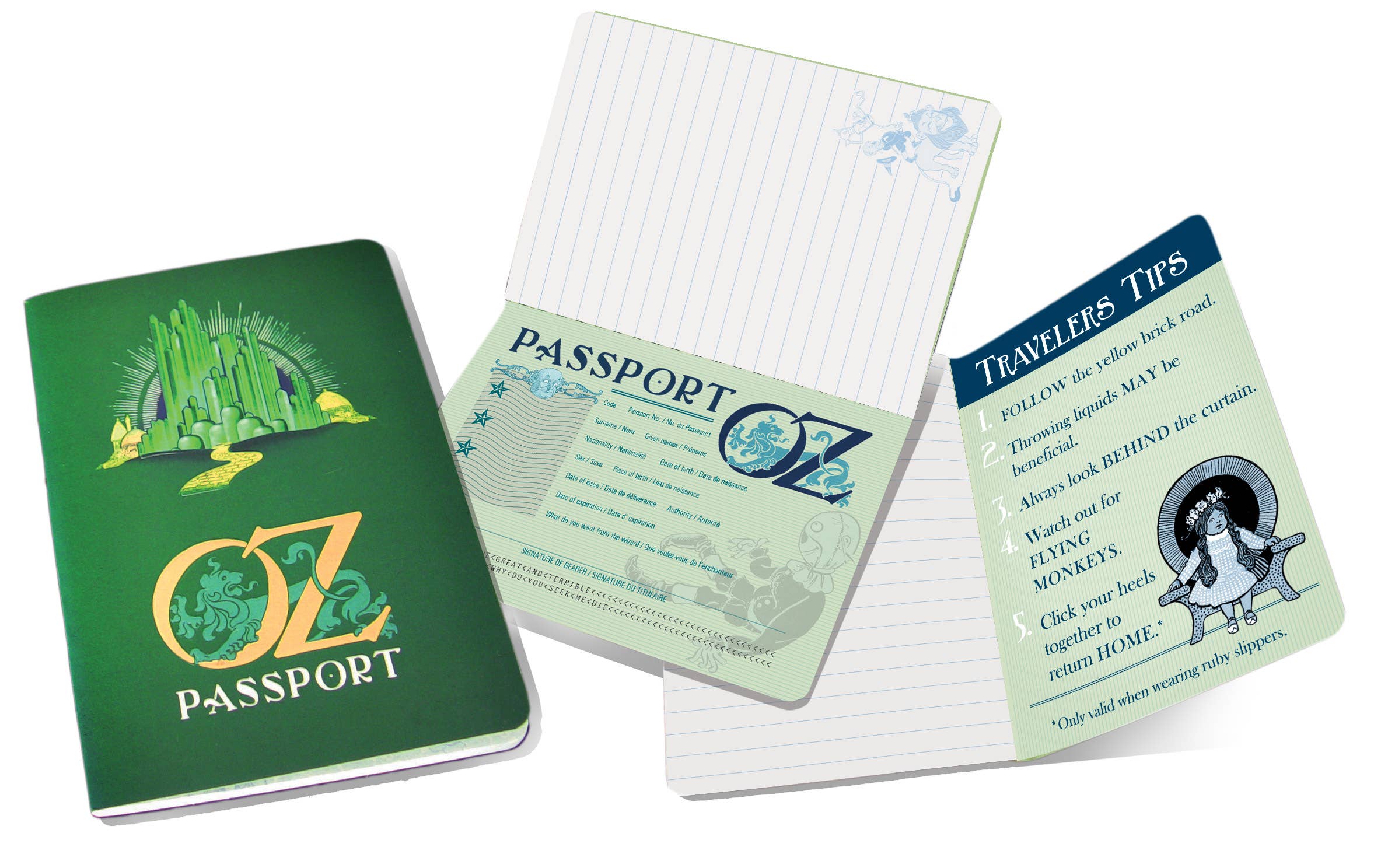 Oz Passport Notebook