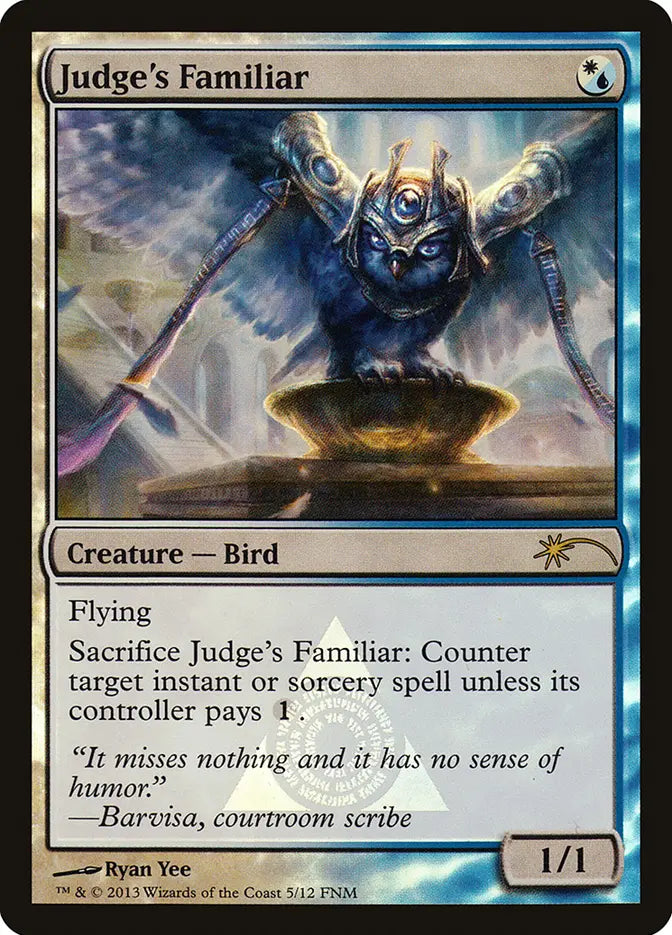 Judge's Familiar - White/Blue