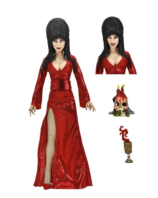 Elvira - 8" Cloth Action Figure - "Red, Fright, and Boo!"