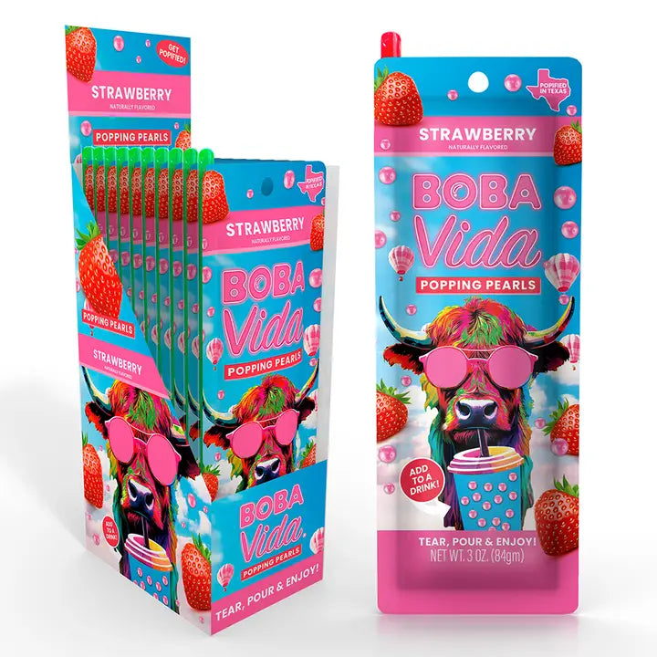 Bobavida Popping Boba -Summer Strawberry