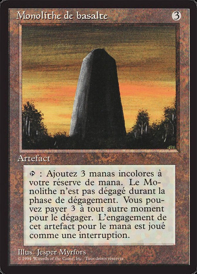 Basalt Monolith - Artifact - Staples