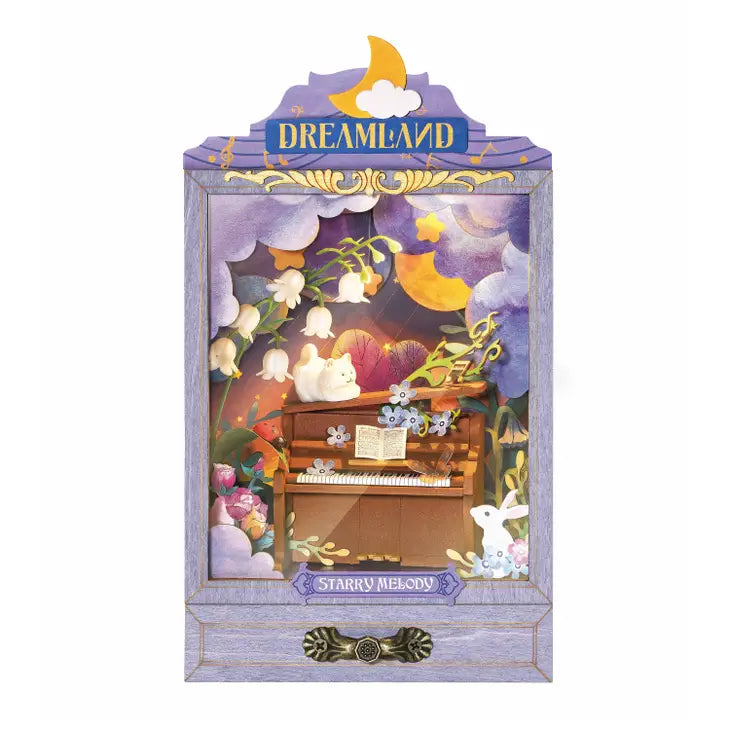DIY Miniature House (Theater Box) Kit: Starry Melody