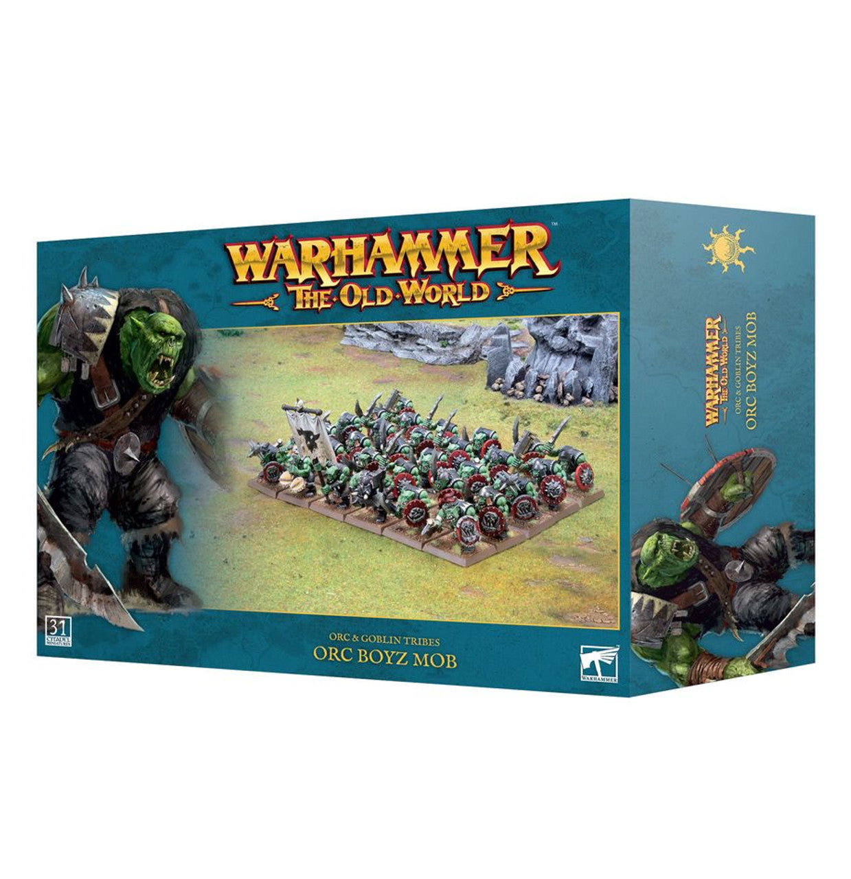 Warhammer: The Old World Orcs & Goblins Orc Boyz Mob