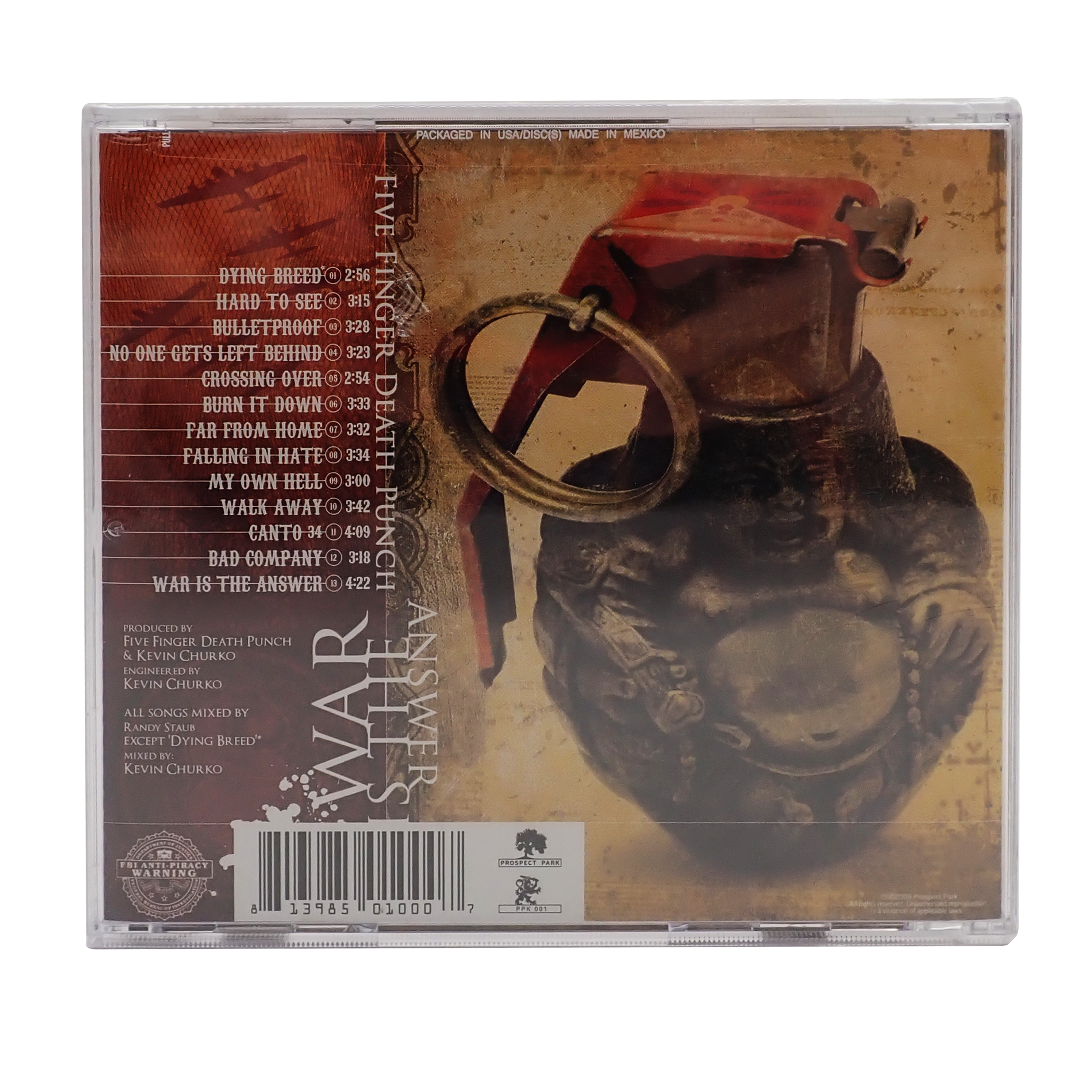 Five Finger Death Punch - War Is The Answer - CD