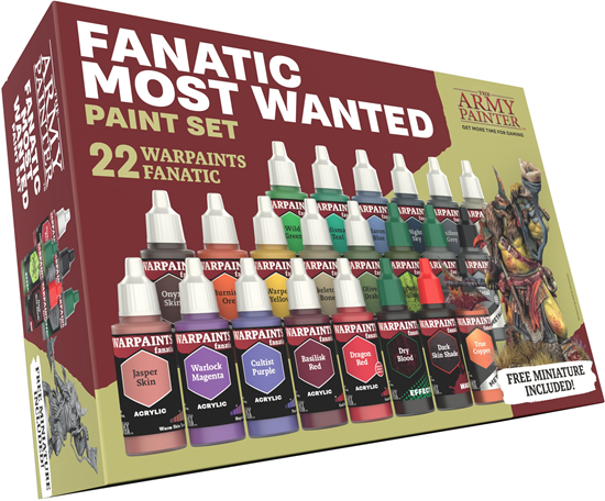 Army Painter: Warpaints Fanatic Most Wanted Paint Set