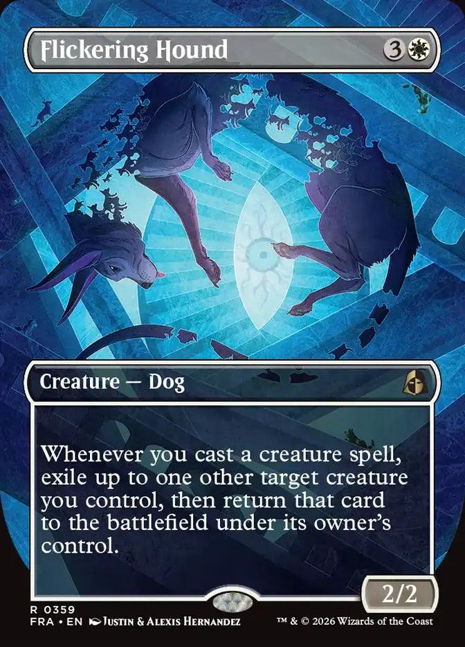 Flickering Hound - White