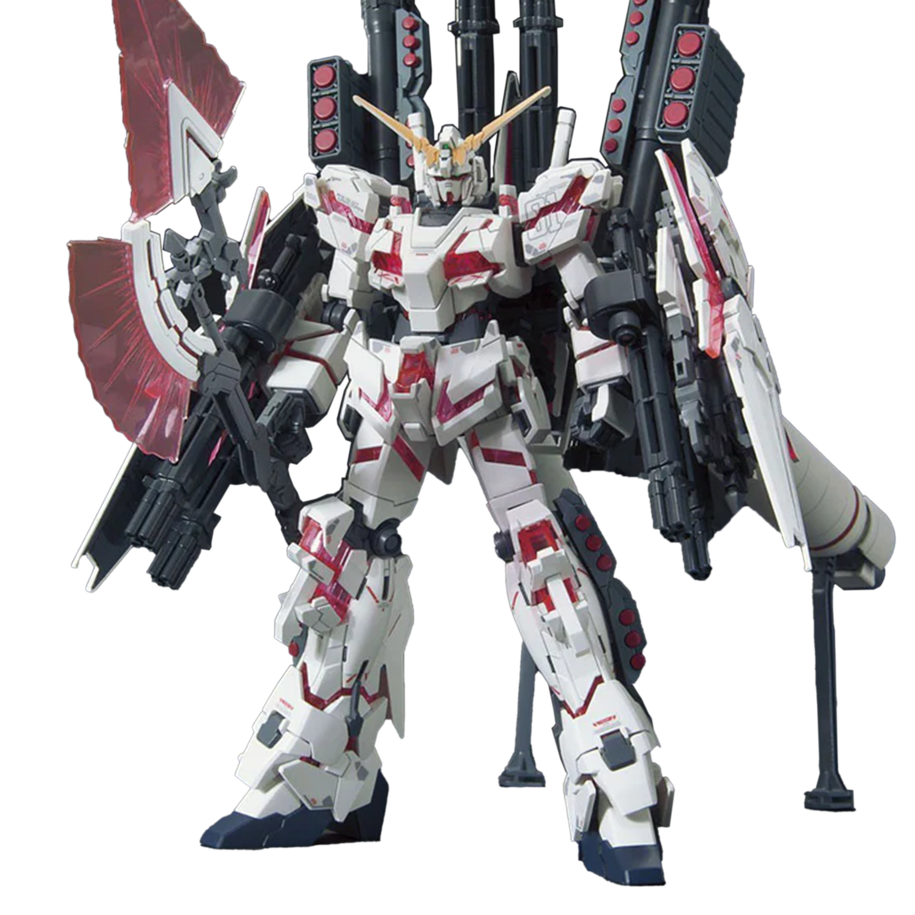 RX-0 Full Armor Unicorn Gundam (Destroy Mode / Red Color Ver.) - Bandai HGUC