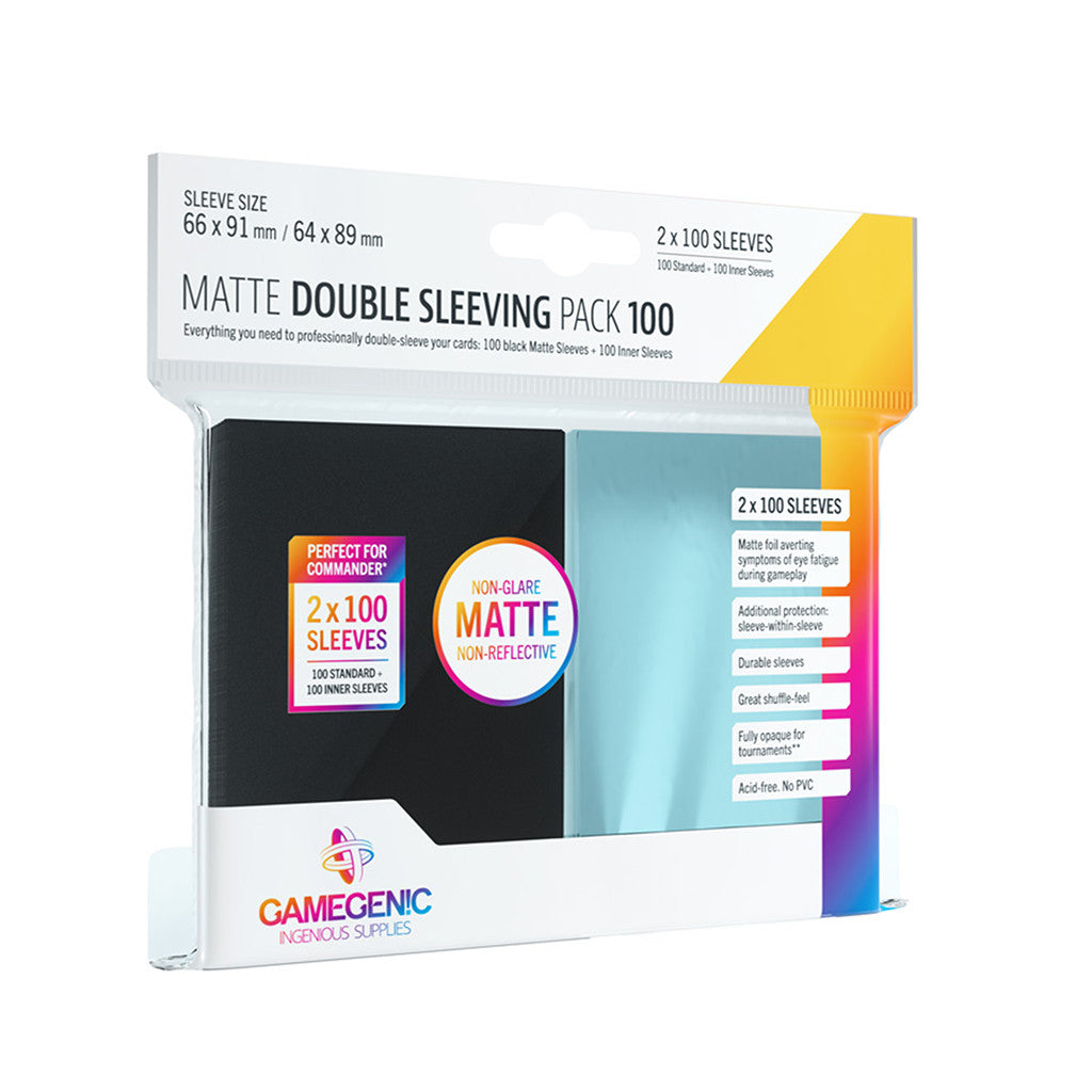 Matte Double Sleeving Pack 100ct