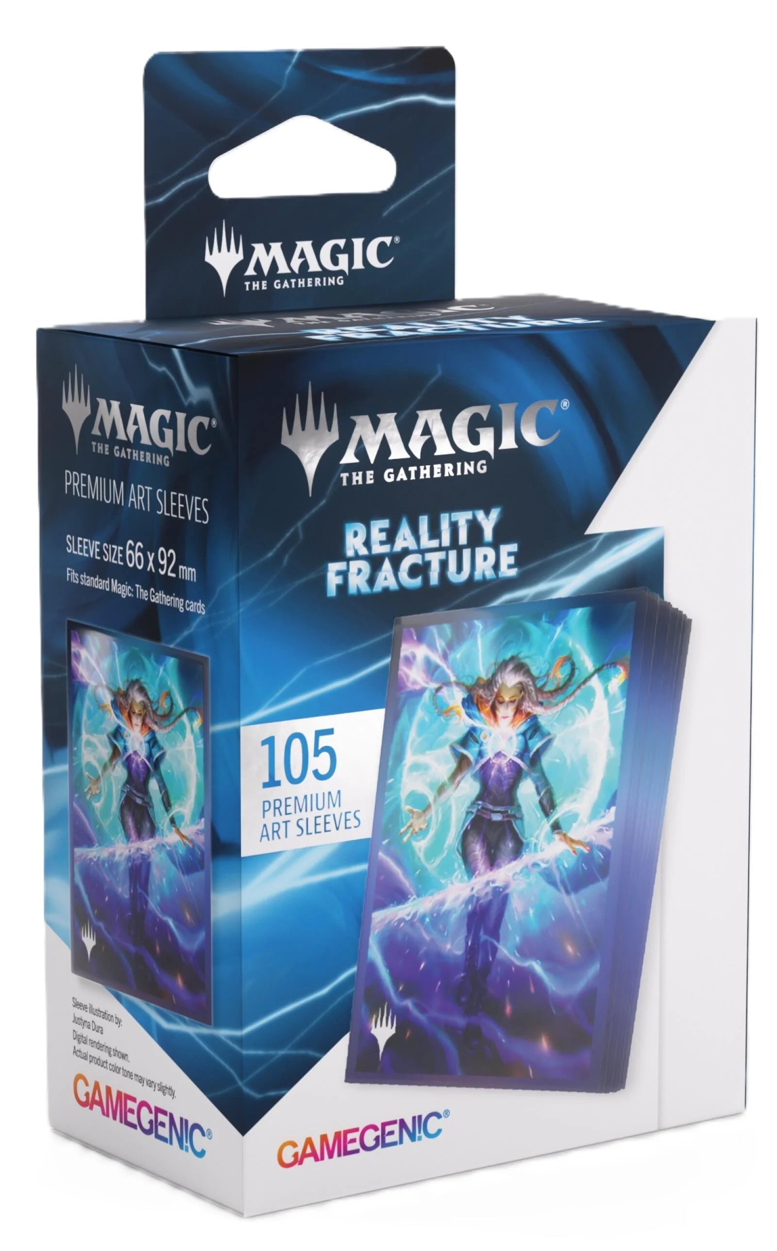 Gamegenic Magic The Gathering Reality Fracture Premium Art Sleeves - Entrust the Spark