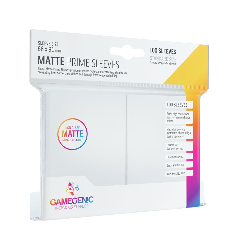 Gamegenic MATTE Prime Sleeves: White (100)