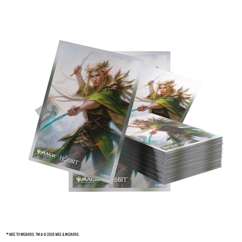 Magic: The Gathering | The Hobbit Premium Art Sleeves - Thranduil, Sindarin Liege