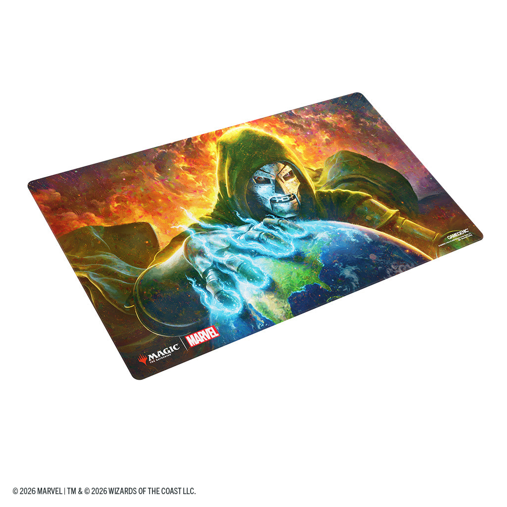 Magic: The Gathering | Marvel Super Heroes Shiny Playmat - Doom Reigns Supreme