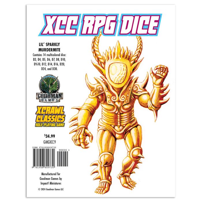 Xcrawl Classics: Dice Set - Lil’ Sparkly Murdermite