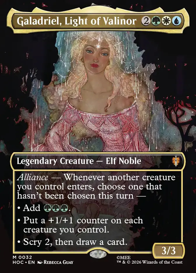 Galadriel, Light of Valinor - Green/White/Blue