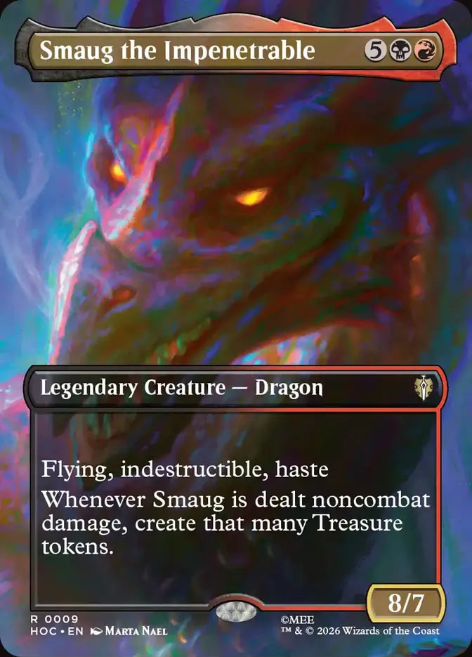 Smaug the Impenetrable - Black/Red