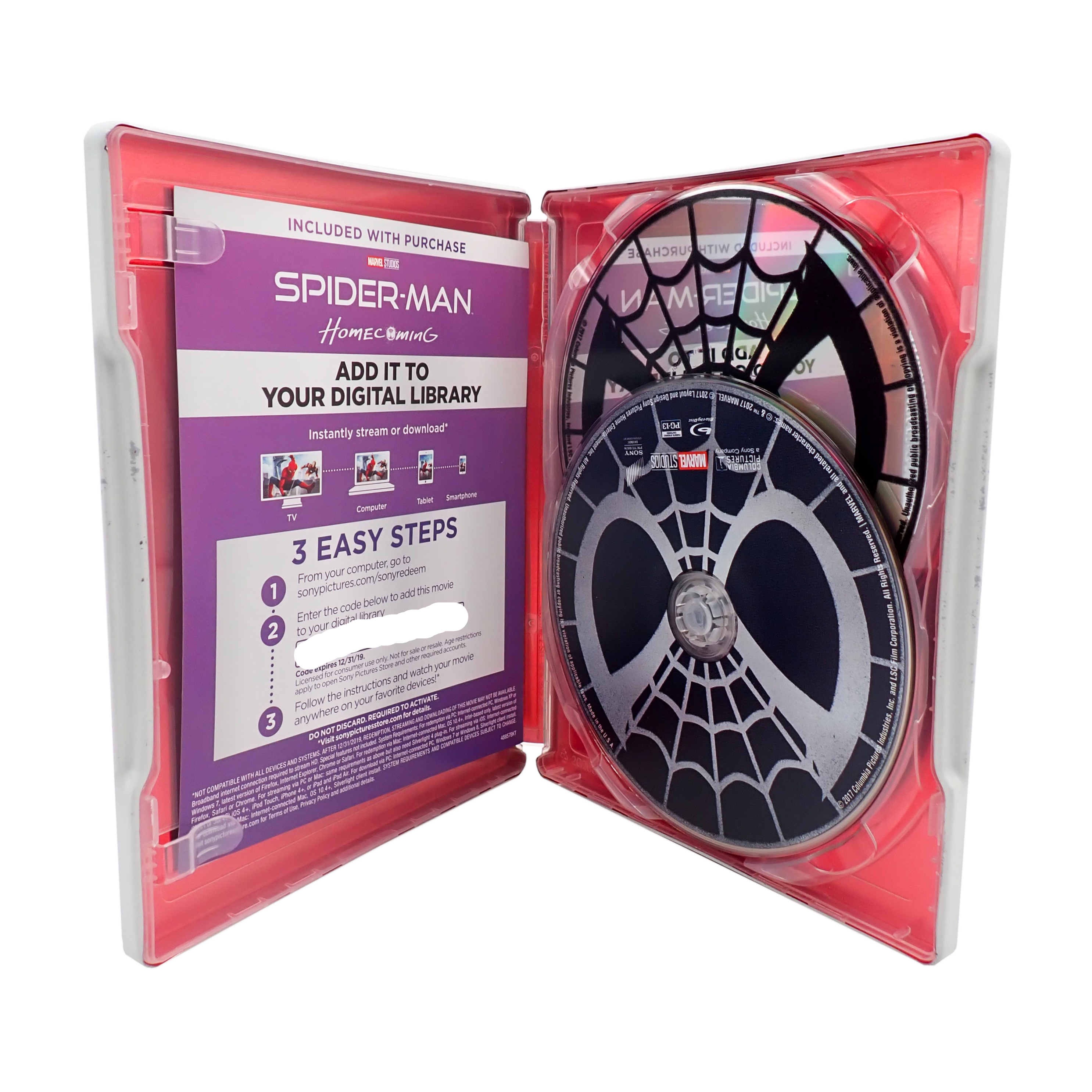 Spider-Man: Homecoming - Blu-ray SteelBook