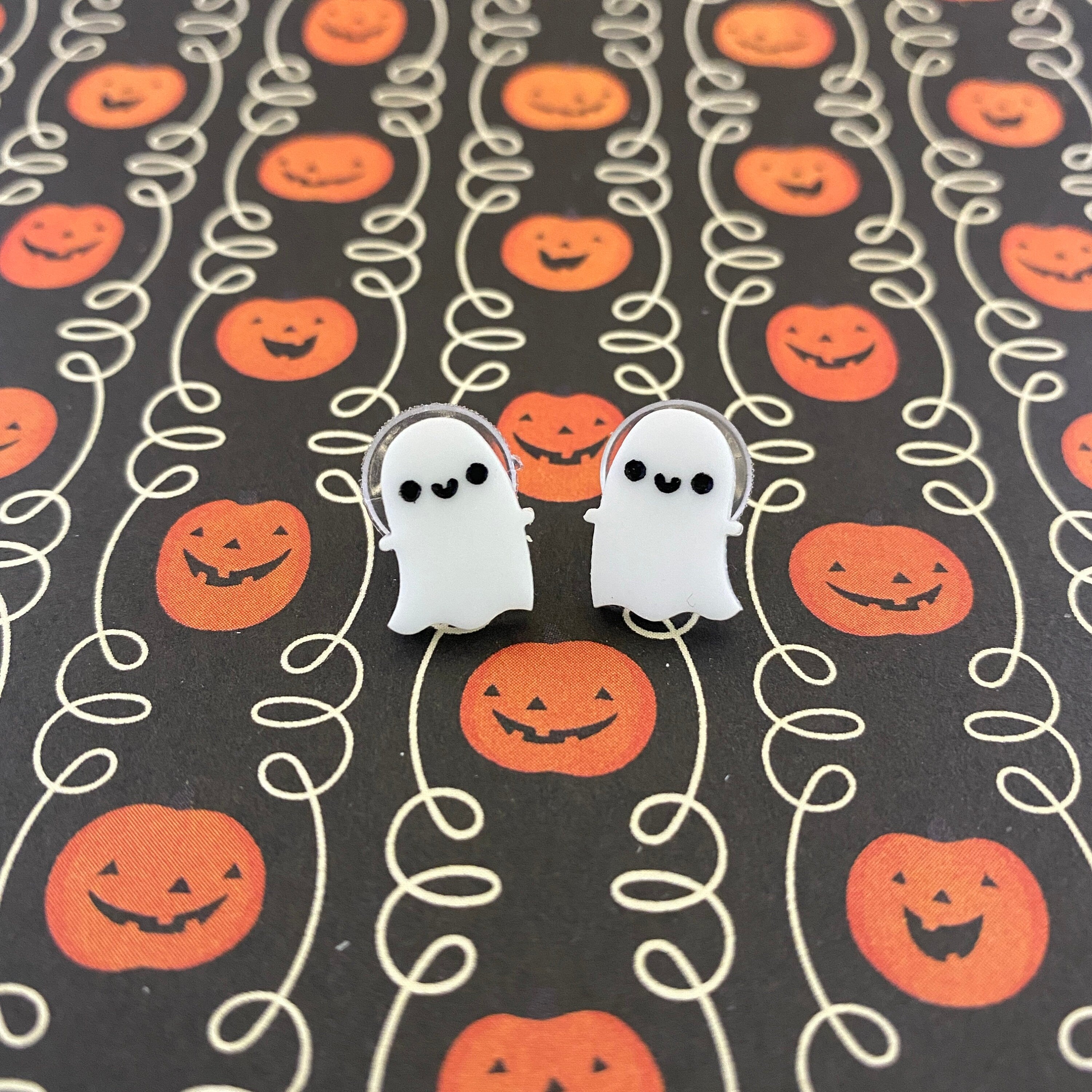 Ghost Stud Earrings - Evil