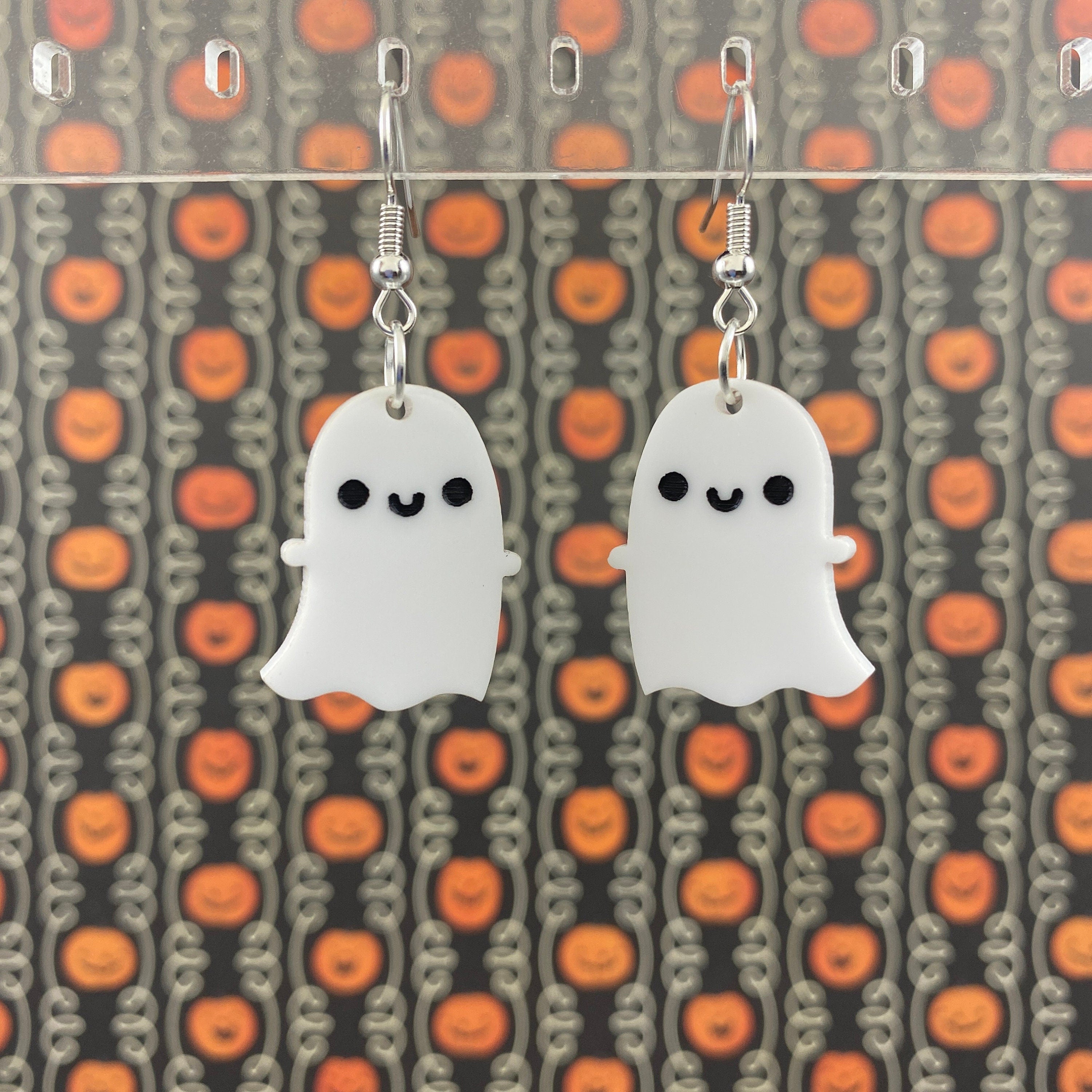 Ghost Dangle Earrings - Evil