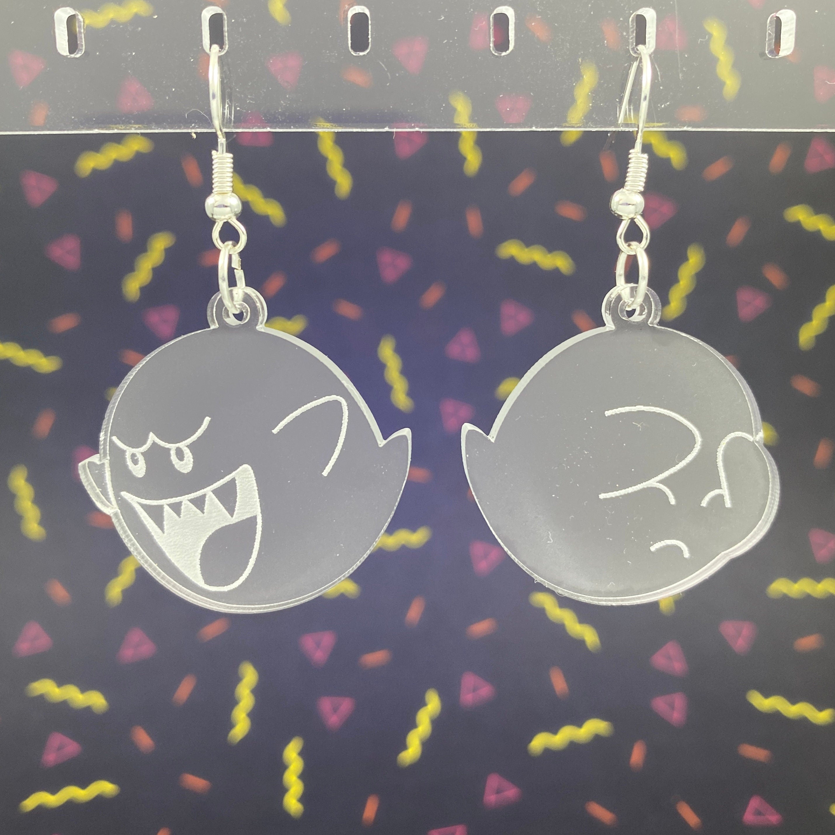 Boo Ghost Dangle Earrings