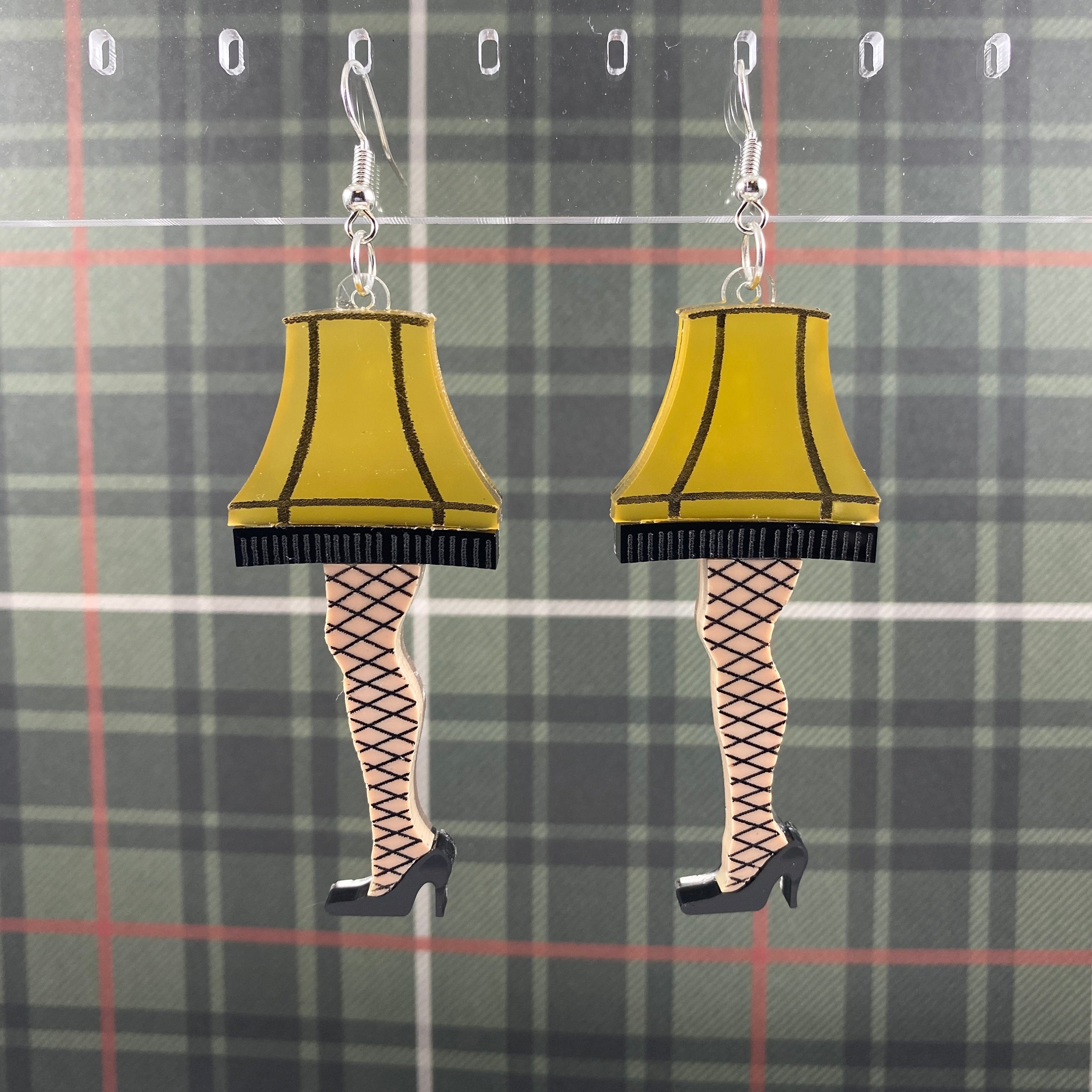 Leg Lamp Dangle Earrings