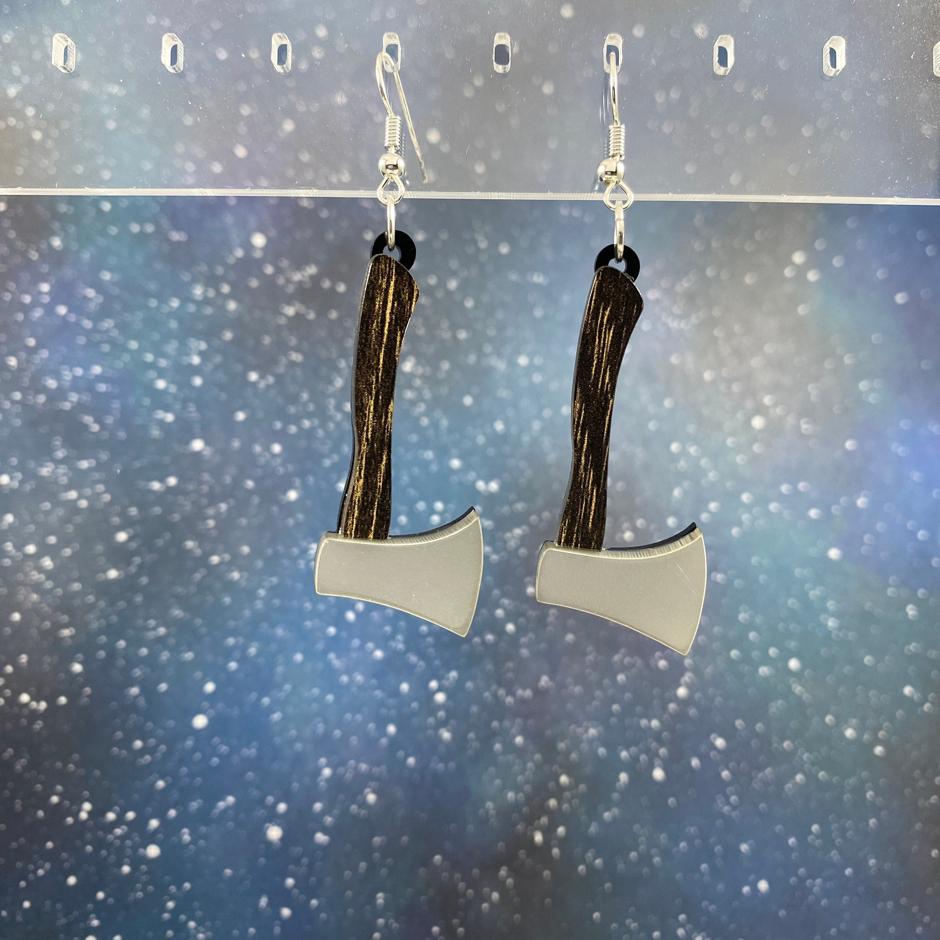 Axe Dangle Earrings