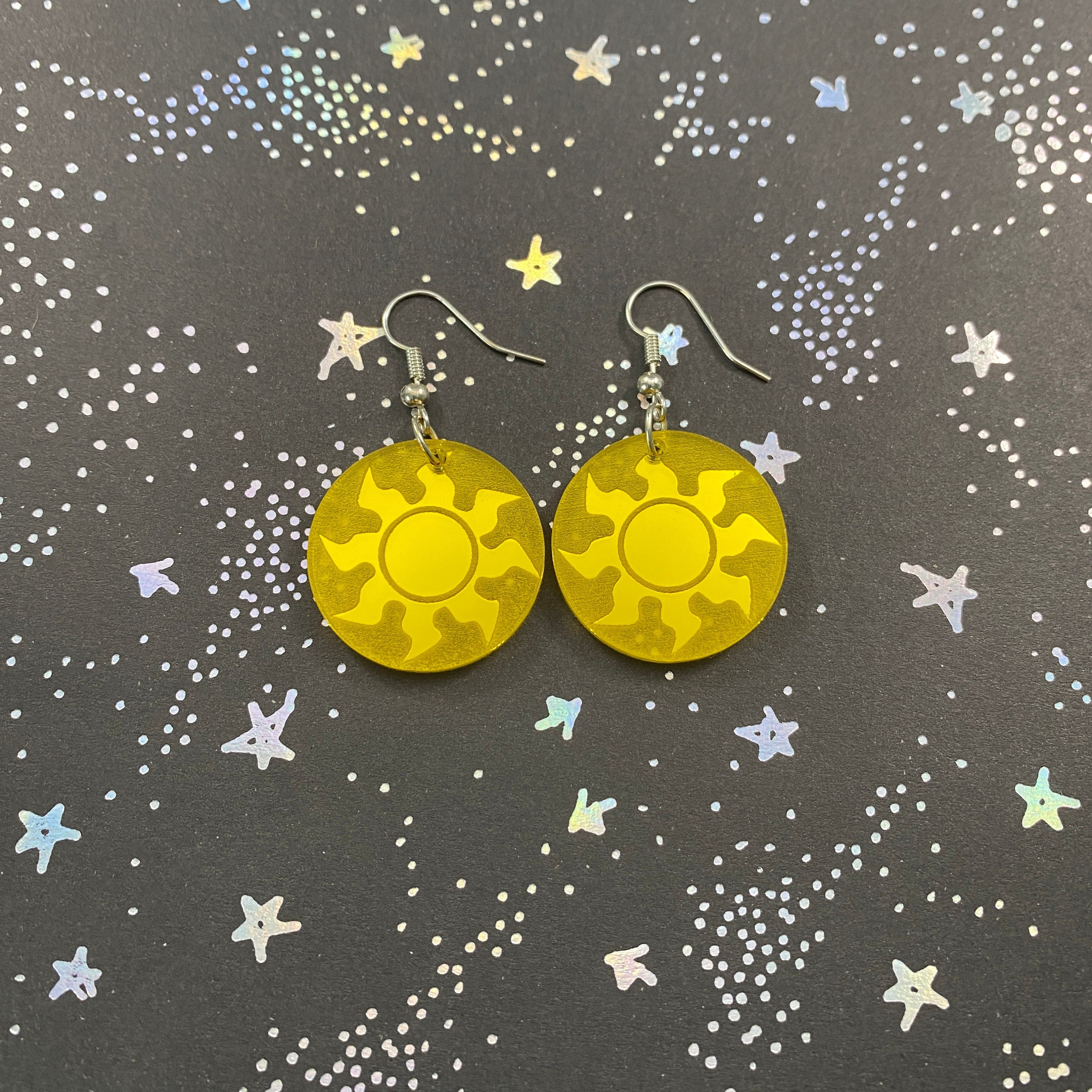 Mana Dangle Earrings - Green