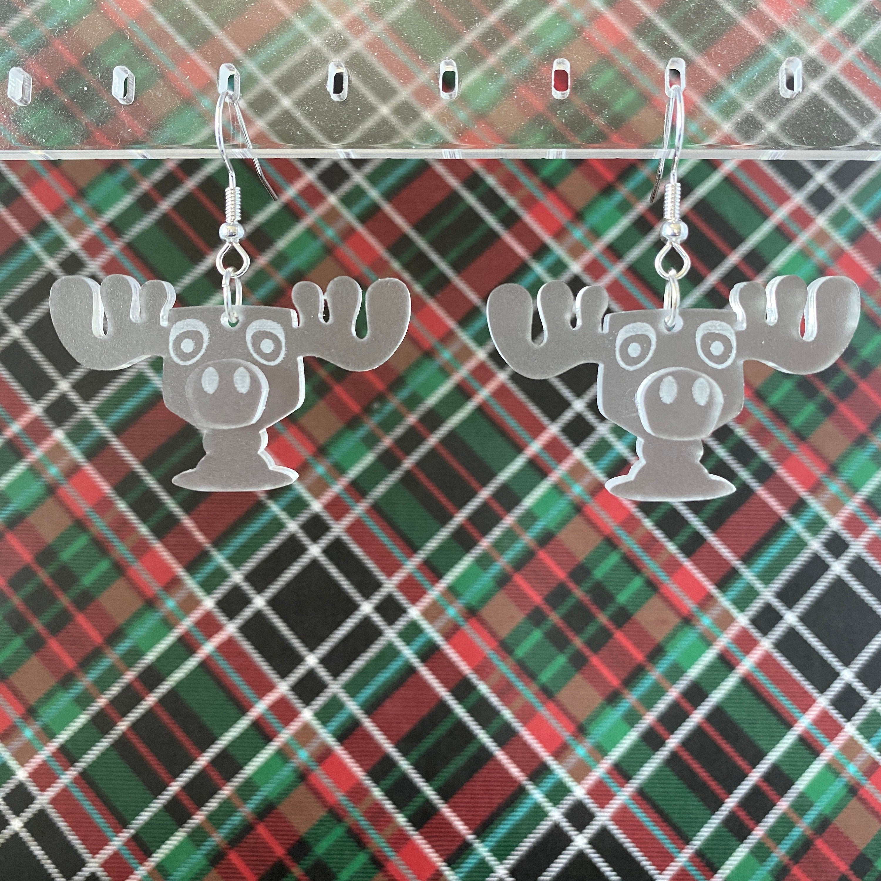 Moose Mug Dangle Earrings