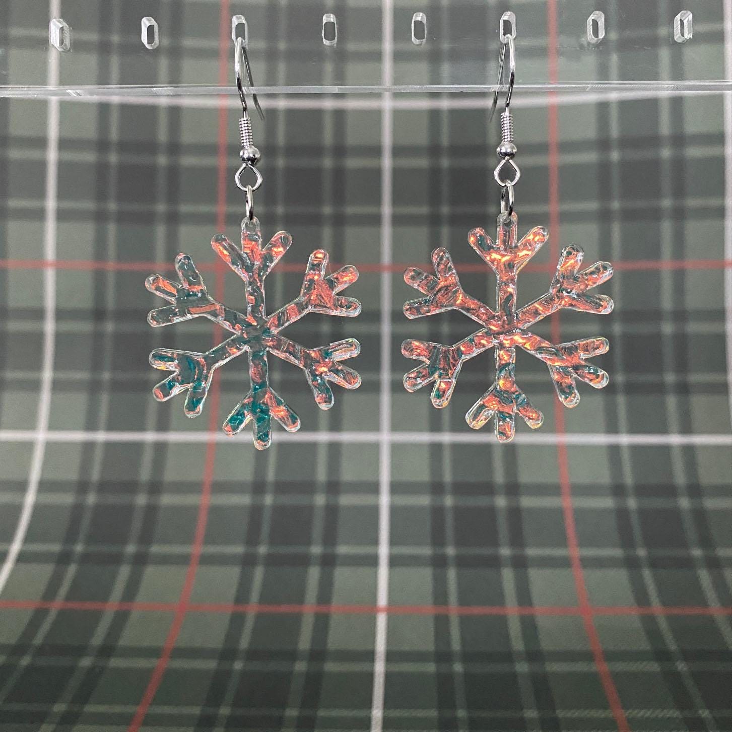 Snowflake Dangle Earrings