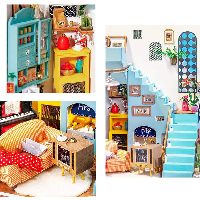 DIY Miniature House | Joy's Peninsula Living Room