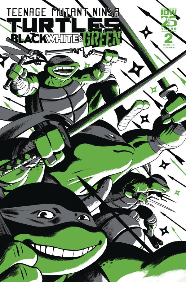 Teenage Mutant Ninja Turtles Black, White, & Green (2024) 1-4