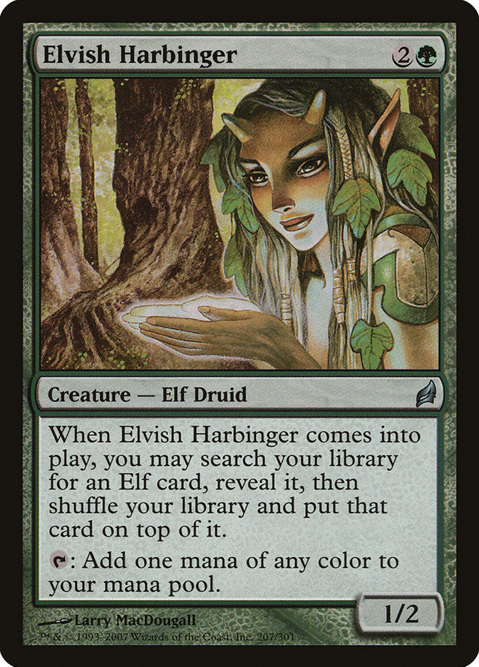 Elvish Harbinger - Green
