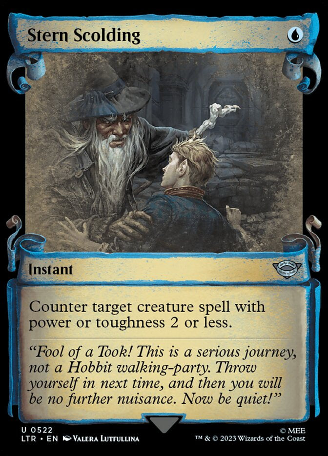 Stern Scolding - Blue