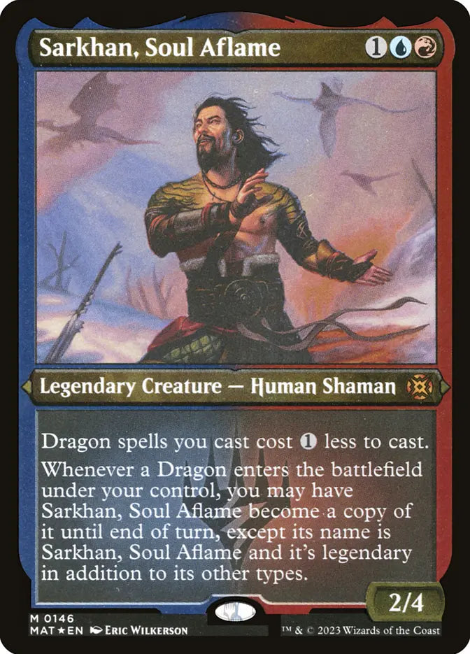 Sarkhan, Soul Aflame - Blue/Red