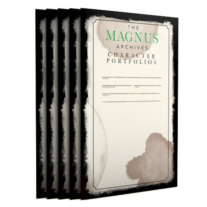 Magnus Archives Character Portfolios 5pk