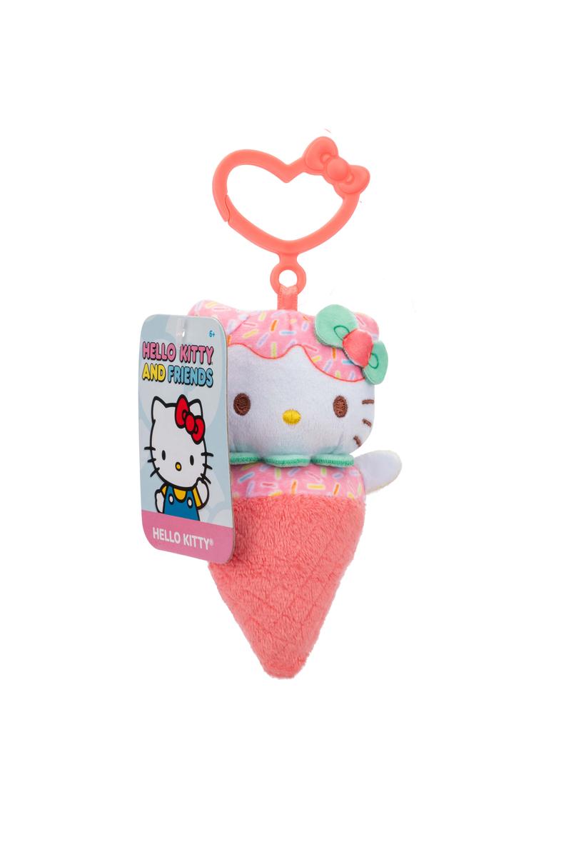 Hello Kitty and Friends 4 Inch Clip-On Plush - Hello Kitty